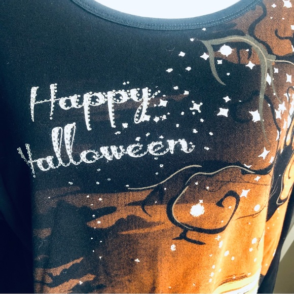 C J Banks Happy Halloween Shirt Bling 2X - Picture 5 of 11